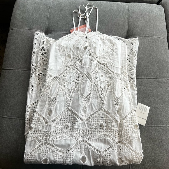 NWT Cult Gaia EVERLY DRESS midi size Medium in off white - Picture 12 of 16